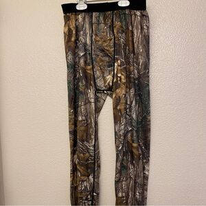 Game Winner base layer long johns Hunting Gear Wick  Camo pants mens M